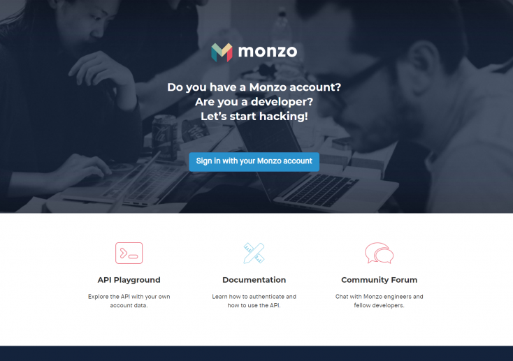 Monzo OAuth integration